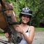 Horseback to La Fortuna Waterfall girl