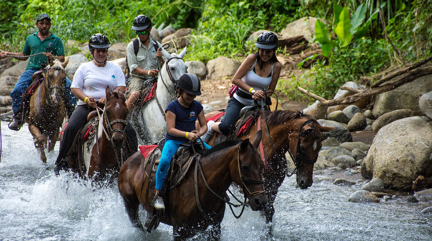 Horseback Riding To La Fortuna Waterfall Trough Costa Rican Countryside