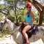 canopy congo trail horseback girl
