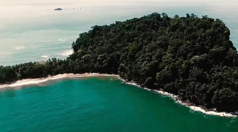 manuel antonio national park aerial 2