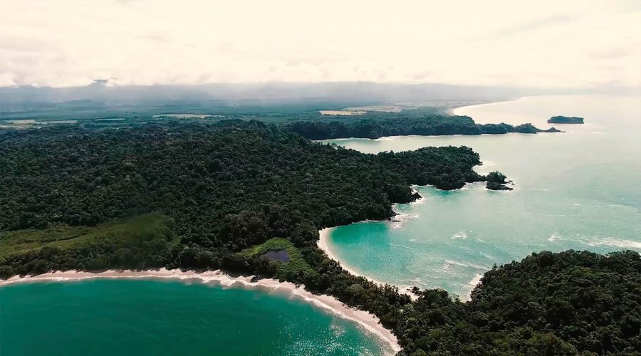 manuel antonio national park from air