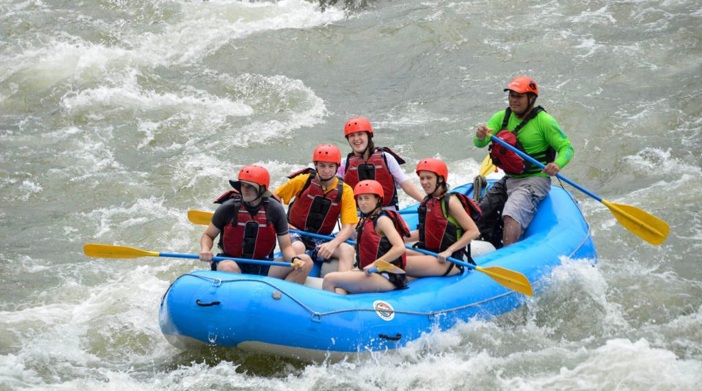 canopy tours and rafting