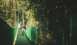 sky walk bridges monteverde couple