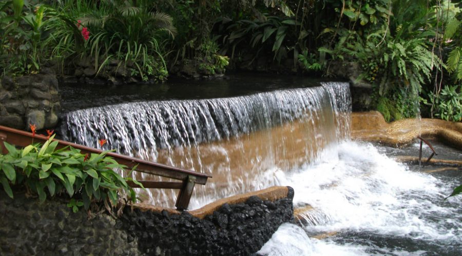 tabacon hot springs waterfalls