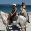 Beach Horseback Riding Conchal girls