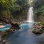 Celeste River Tenorio Volcano National Park waterfall