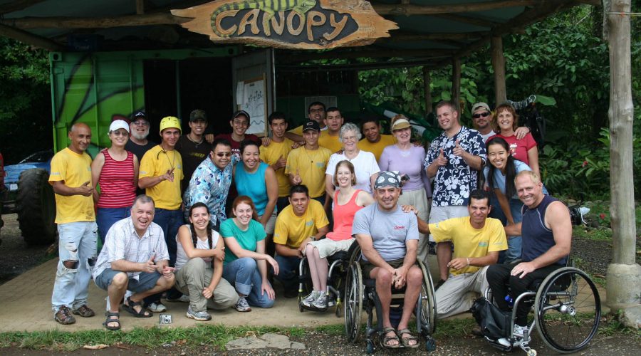 Hacienda Pozo Azul Canopy Tour group