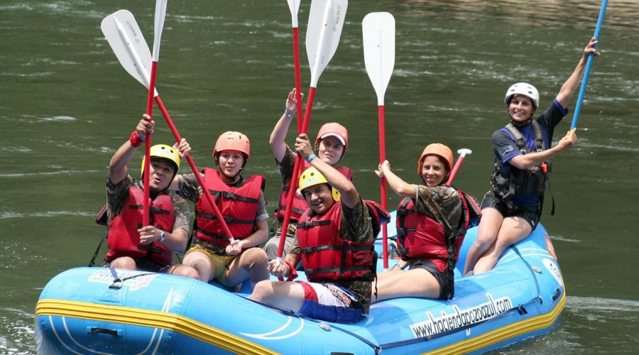 Hacienda Pozo Azul Rafting Tour boat