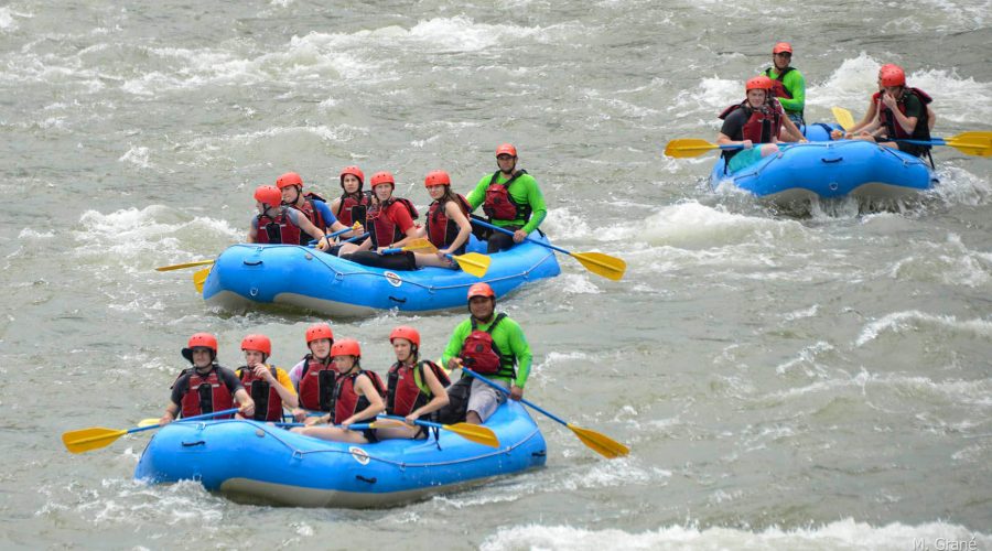 Hacienda Pozo Azul Rafting Tour boats