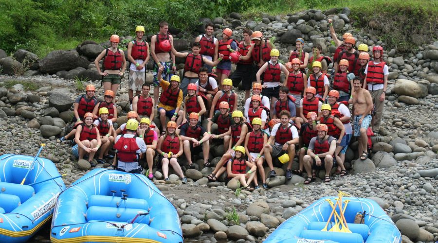 Hacienda Pozo Azul Rafting Tour group