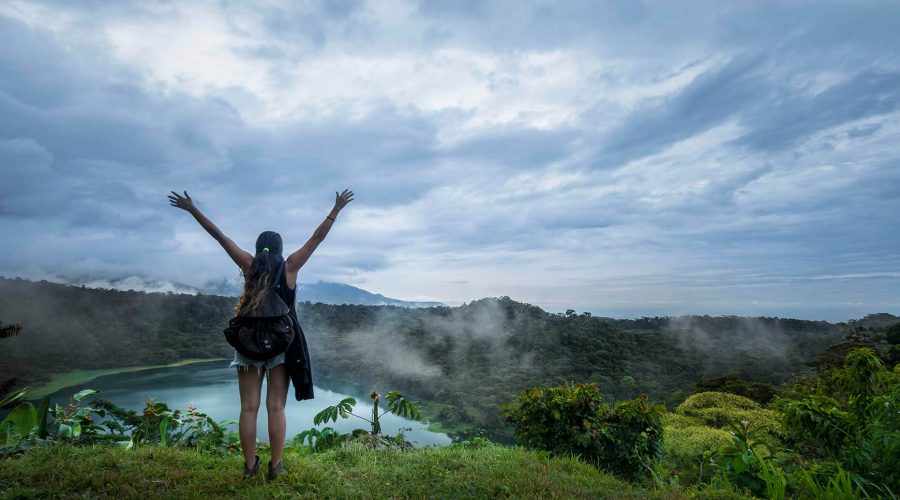 Laguna del Hule Cerro Congo Tour view